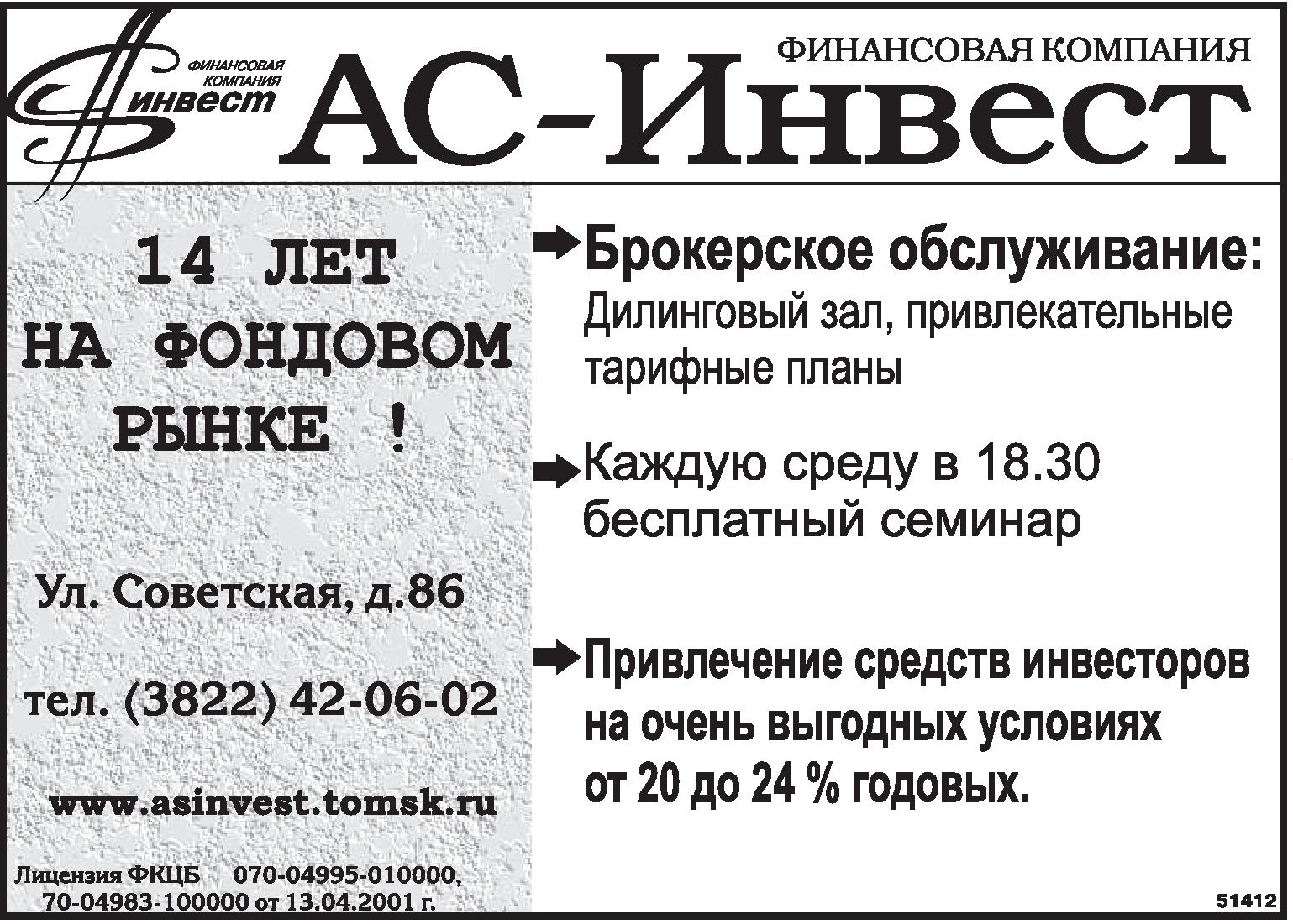 Инвестиционные вклады